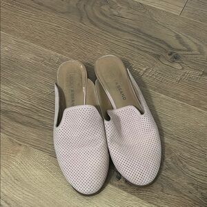Lucky Brand Pink Mules with Perforated Design